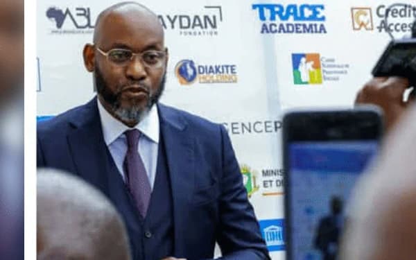 Le Ministre Djos LUYEYE NDOKOLO à la 8ᵉ édition du Salon Africain de l'Entrepreneuriat (SAFE) à Abidjan